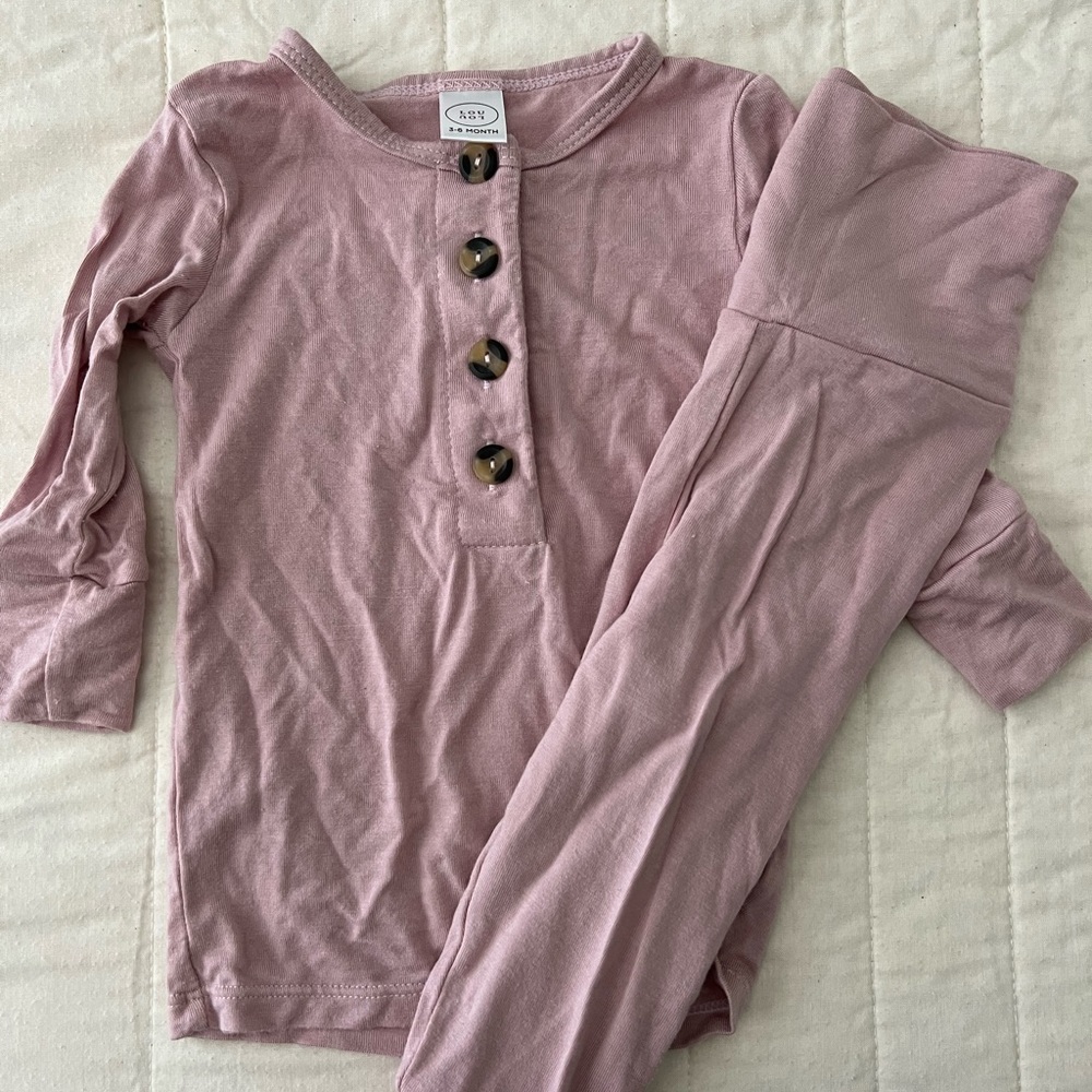 Lou Lou & Company Top & Bottom Set- Aria 3-6 months